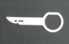 Radio removal key