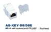 Rj45 Cat 6 Keystone Jack Modules (UTP 180 Toolless)