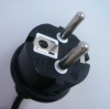 Rubber Power Cables-European Type EC approvals Power cords  extension water proof euro straight plug connector coupler