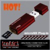 SD/MMC Card Reader+USB Flash Disk