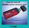 SD+ MS card reader
