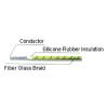 Silicone Rubber Insulated Fixing Wire with Glass Fiber Braiding