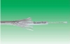 Silicone heating wire with braid