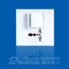 Single-phase Multiple Two-pole-and-earthing-contact Wall Socket with Shutter & Switch