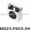 Slim Mini Din Socket
