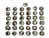 Sweet Iron Silver Scroll Conchos,Conchos