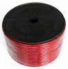Transparent Red Auto Power Cable