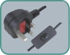 UK power cord with 303 hand switch