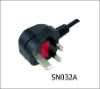 UK standard power cord  mains plug power lead