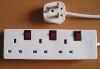 UK type extension socket