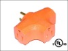 UL Wall Tap/ UL power adapter/ UL grounding adapter