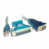 USB 2.0 to RS232   and DB25 Convertor