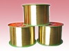 Wire for tyre with coated Cu