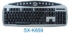 Wired standard computer multimedia keyboard