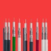 coaxial cable RG6 with messengered, dual RG6, dual RG6 with messengered