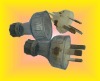 flexible 3 pin plug  rewireable plug