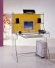 glass computer desk(computer table,computer furniture)