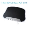 hub mouse pad/usb mouse pad/usb hub mouse pad