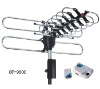 infra-red remote control outdoor tv antenna, with amplifier and rotating antenna