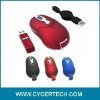 mini computer mouse with 27Mhz retractable cable