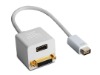 mini dvi to hdmi+dvi connector