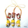 plastic mood egg key chain