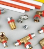 screw fittings (PEX-AL-PEX tee,PEX-AL-PEX elbow)