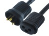 usa plug/american plug/outdoor extension cord