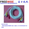 video power cable with connectors bnc/rca/dc