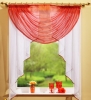 voile readymade curtain
