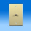 wall plate (keystone wall plate ,telephone wall plate ,telephone outlet)