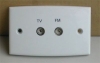 wall plate with tv female