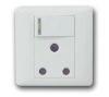 round push socket of 15A 1 gang switch 3 pin (CE,CB)socket, lamp socket ,electrical socket ,plug socket, power socket,outlet