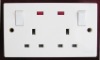 socket of england have switch with neon(three pole)
