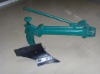 tractor`s single plough