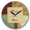 wall clock,MDF wall clock,quartz wall clock