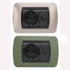 wall switch,multifunction socket,3 hole socket