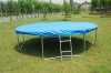 12ft trampoline with rain cover and ladder