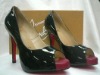 2009 Hot selling!! christians high heel women shoes,louboutine fashion shoes