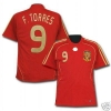 9 TORRES SPAIN HOME RED SOCCER JERSEY EURO 2008 NEW XL