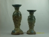 Ceramic garden candleholder