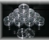 Clear Cream Jars Acrylic Jar bottles with Cap accept paypal