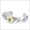 Crystal Stainless Steel Bangle Bracelets Fashion Jewelry