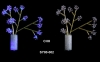 Crystal light vase