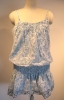 LJ516 Suspender clothing     Fabric: 100% Cotton printed     Lining fabric: 100% Cotton p/d       Finish: Twisted by hand