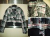 Ladies'  80%polyester 20%wool woven jacket