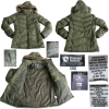 Lady's padded jacket stock