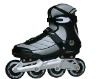 MS101  BLACK WHITE INLINE SKATES