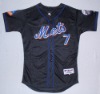 Mets #7 Reyes black color jersey