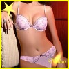 Miduo Full Coverage Bra 8228# &8229 # Thong Set